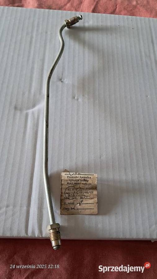 Przewód hamulcowy prawy tył FIAT 125p Pozostałe