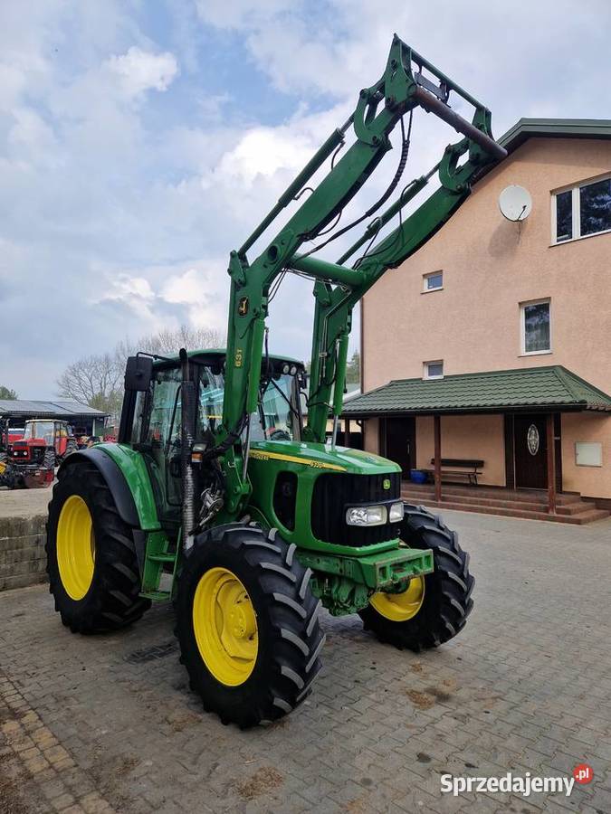 John Deere 6320 z turem Jd 6230 na zwykłej Pneumatyczne siedzenie Laskowiec