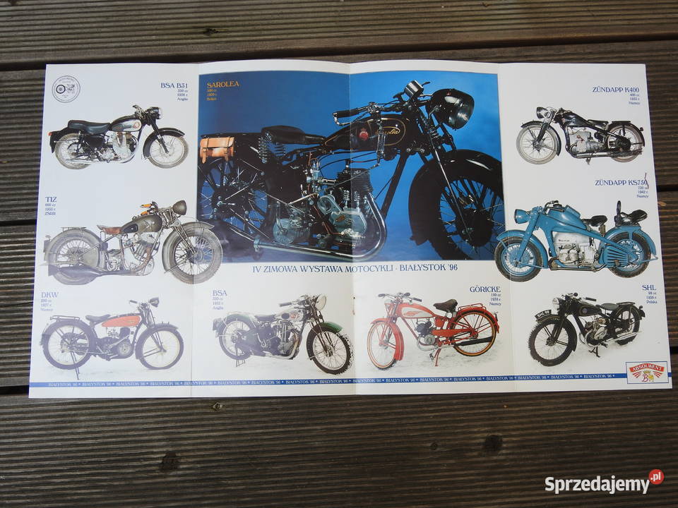 Wystawa Motocykli Białystok 1996 Prospekt Warszawa