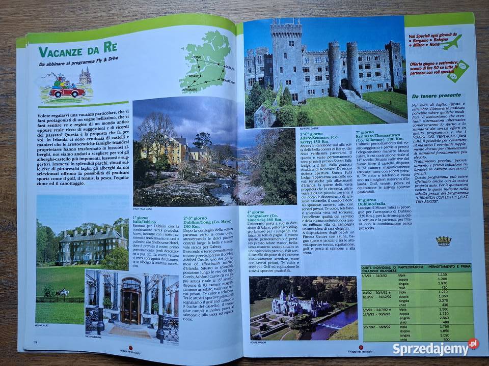 Irlandia Irlanda j włoski informator turystyczny Kraków