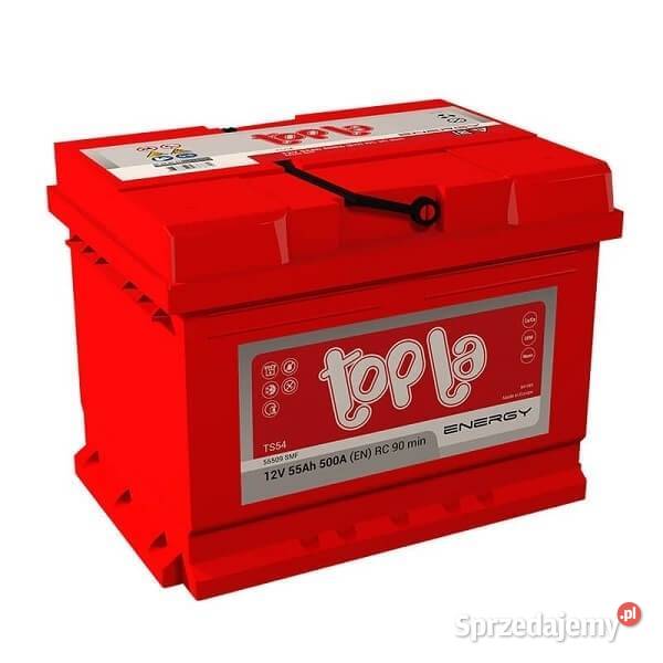 Akumulator TOPLA ENERGY 55Ah 500A P MARCO osobowe Siedlce