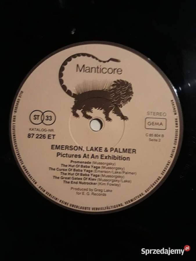 EMERSON LAKE PALMER Pictures At An Exhibition Rzeszów