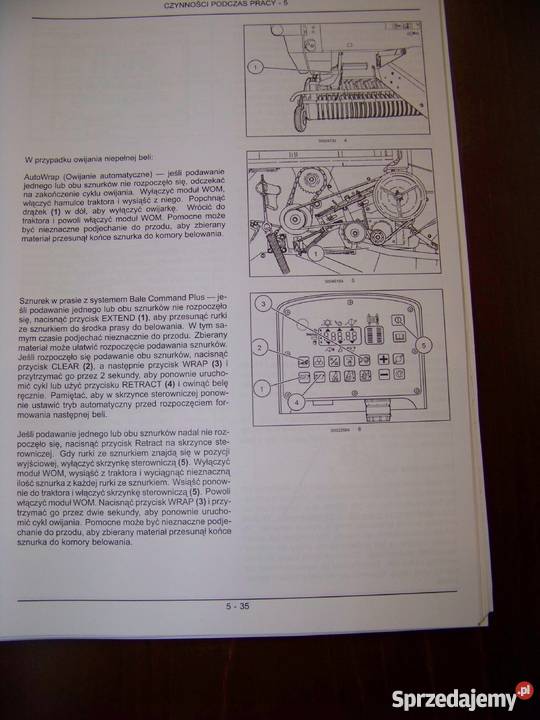 Instrukcja obsługi prasa holland BR 7070BR 750