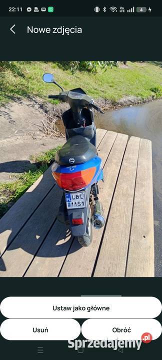 Zipp Otis 80cc zarejestrowany na 50cc Tereszpol-Kukiełki sprzedam