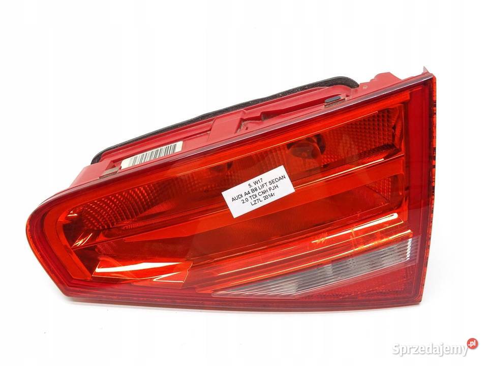LAMPA PRAWA PRAWY TYŁ TYLNA W KLAPE AUDI A4 B8 osobowe