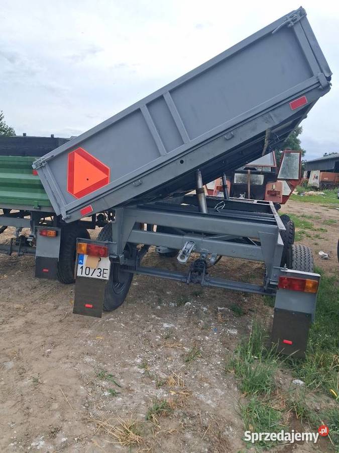 Sprzedam przyczepę wywrotkę d46 na dwa siłowniki