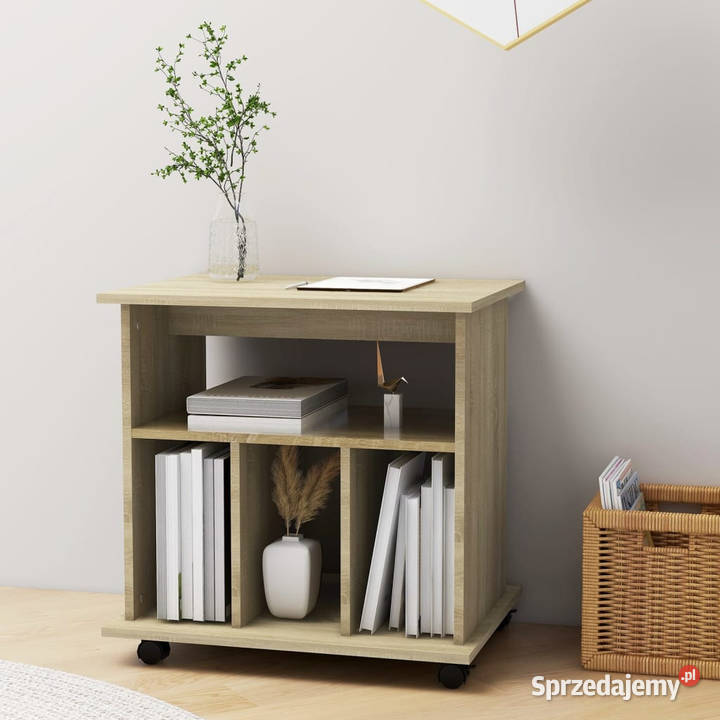 Szafka na kółkach dąb sonoma 60x45x60 WM808479