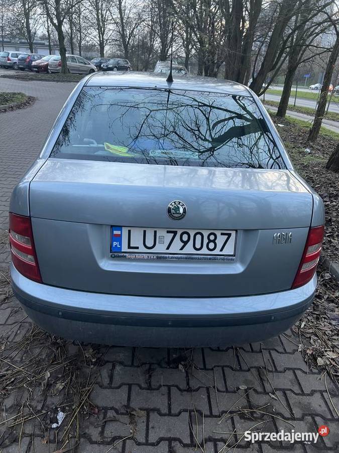 Skoda Fabia 1 sedan 1390 3 2004 lubelskie Lublin