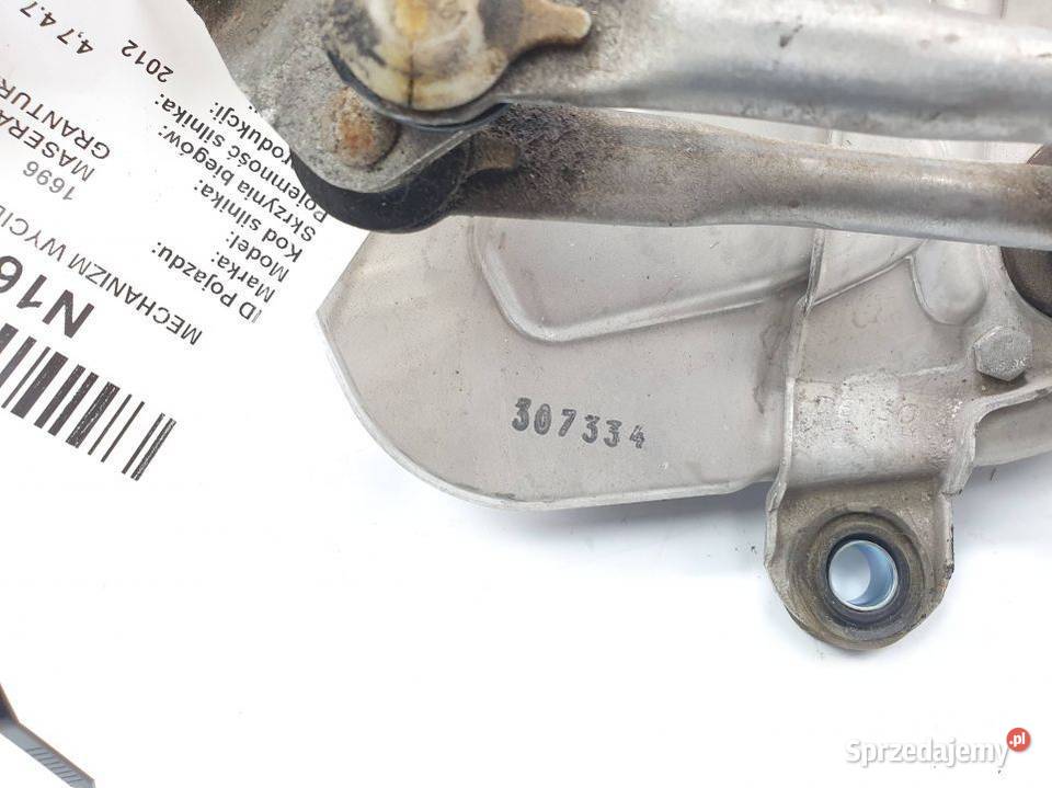 MECHANIZM WYCIERACZEK PRZÓD MASERATI GRANTURISMO Pozostałe Lipno