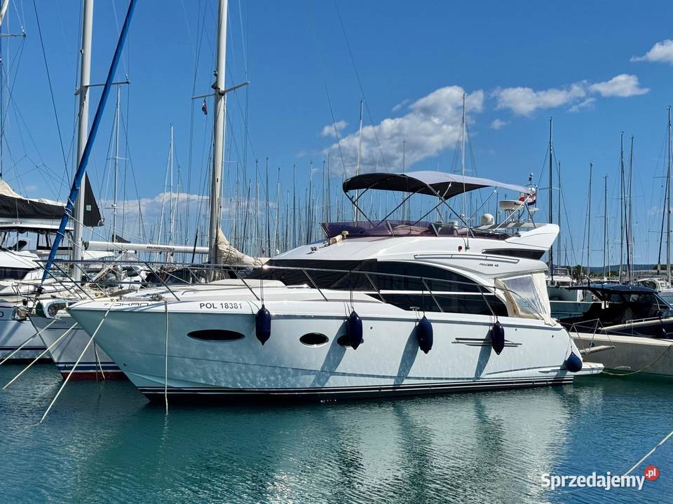 jacht motorowy Princess 43 zadbany super mazowieckie Ostrołęka