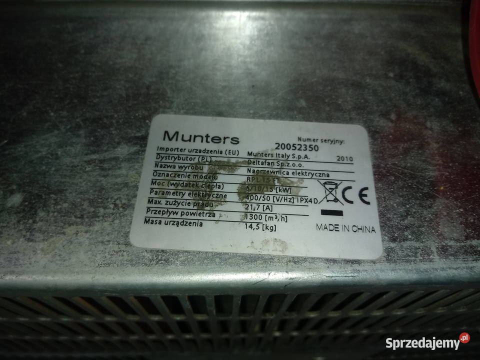 Nagrzewnice elektryczne Pozostałe Wrocław