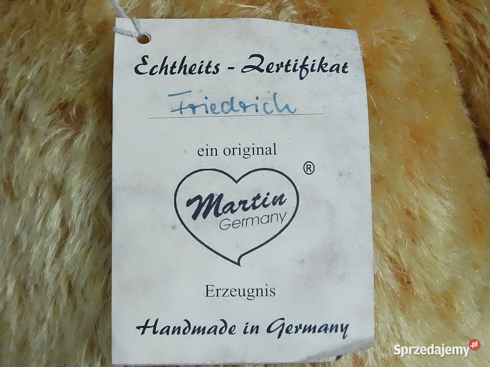 DUŻY 47 Miś Kolekcjonerski Friedrich Martin Biłgoraj sprzedam