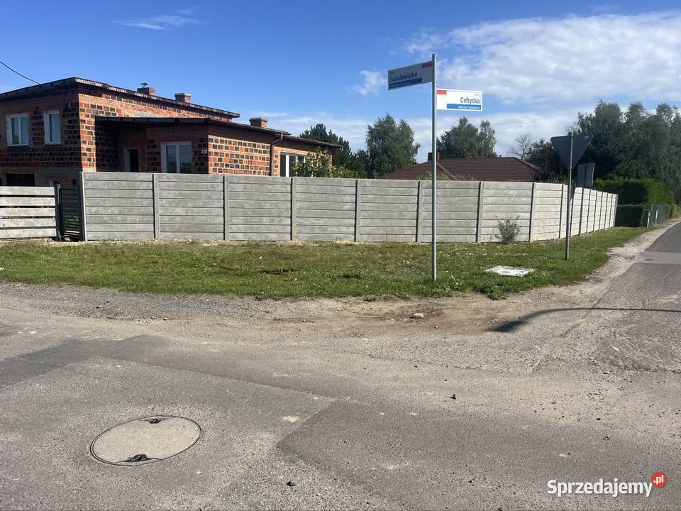 Ogrodzenie betonowe wielkopolskie Saczyn