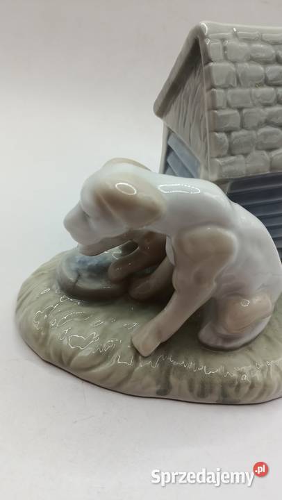 Figurka dekoracyjna pary psów budzie Figurki i rzeźby Zamość