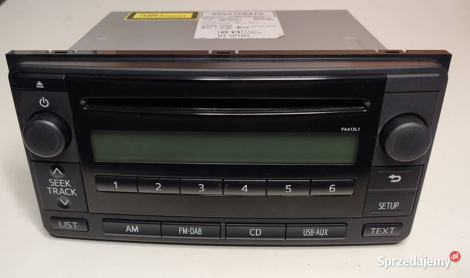 Subaru radio 86201ca410 fa413l1 nowe śląskie Mikołów sprzedam