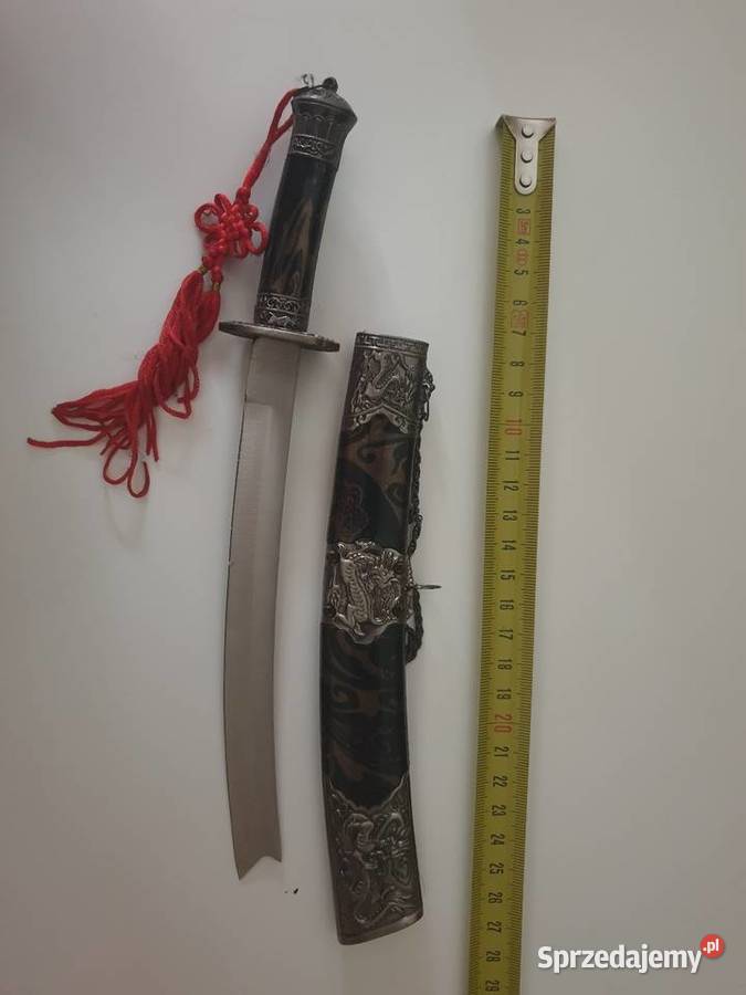 Sztylet w stylu chińskim mini replika broni Łomża