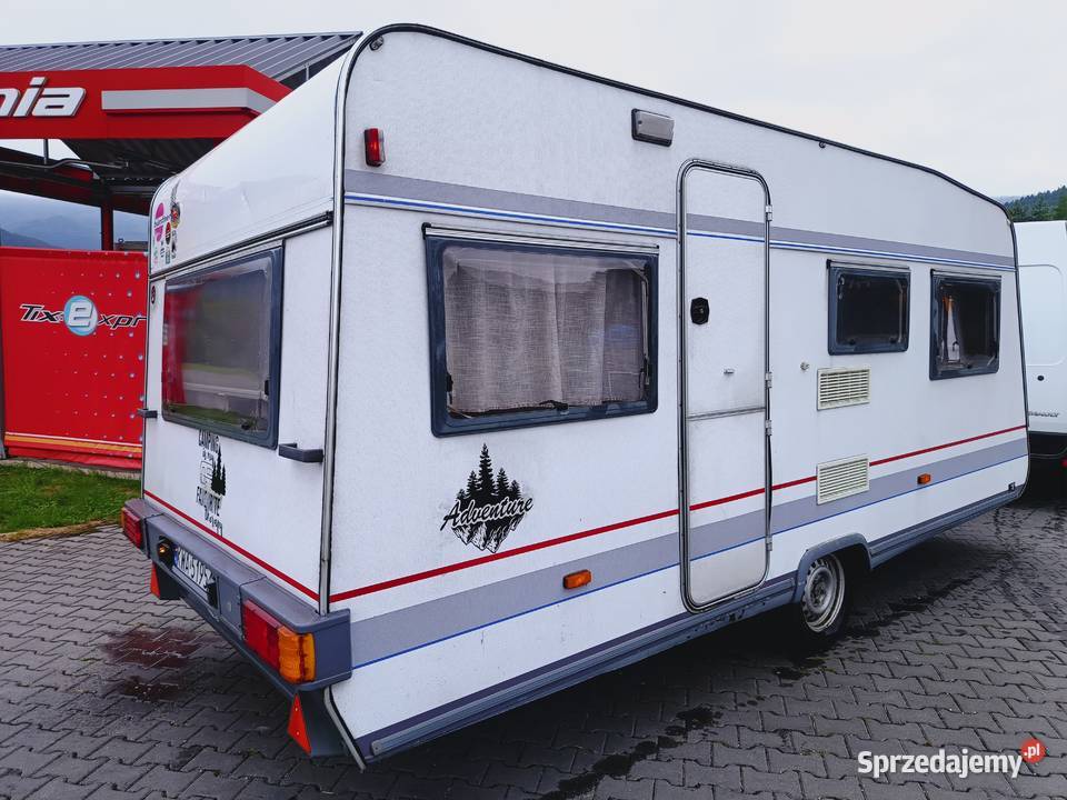 przyczepa kempingowa campingowa kemping OKAZJA Motoryzacja Międzybrodzie Bialskie sprzedam