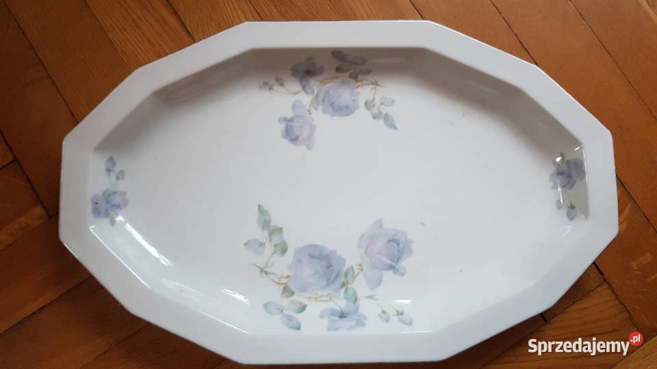 PALT duży porcelanowy talerz Myszków