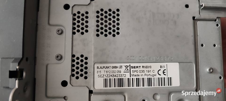 Radio navigation Seat Leon Ibiza fr 2012 Rok produkcji 2012 Radom