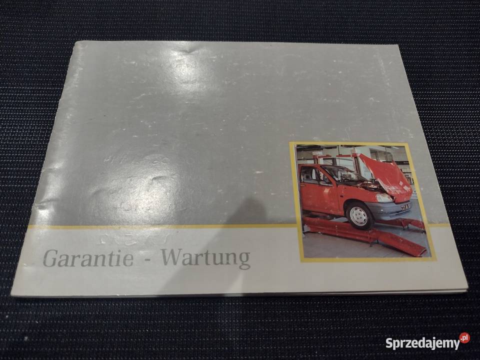 Renault Espace 1994 Książka Gwarancyjna motoryzacja, transport Łódź sprzedam