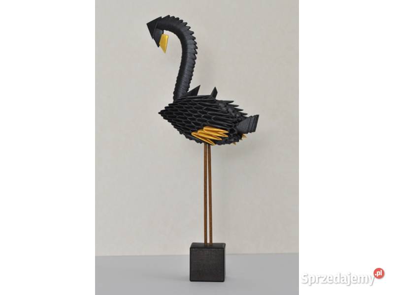 Flaming origami modułowe 3D papier metaliczny Szczecin