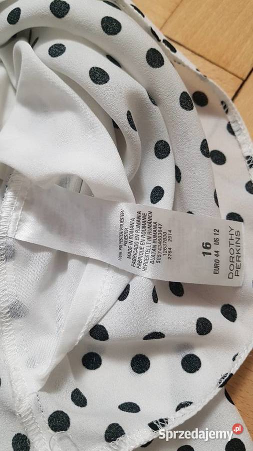 Bluzka w groszki Dorothy Perkins 44 Dorothy Perkins