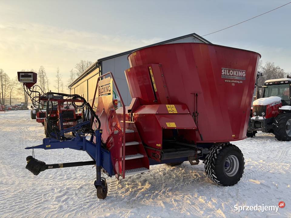 Wóz paszowy Siloking 9m3 paszowóz VM9 nieuszkodzony mazowieckie Myszyniec sprzedam
