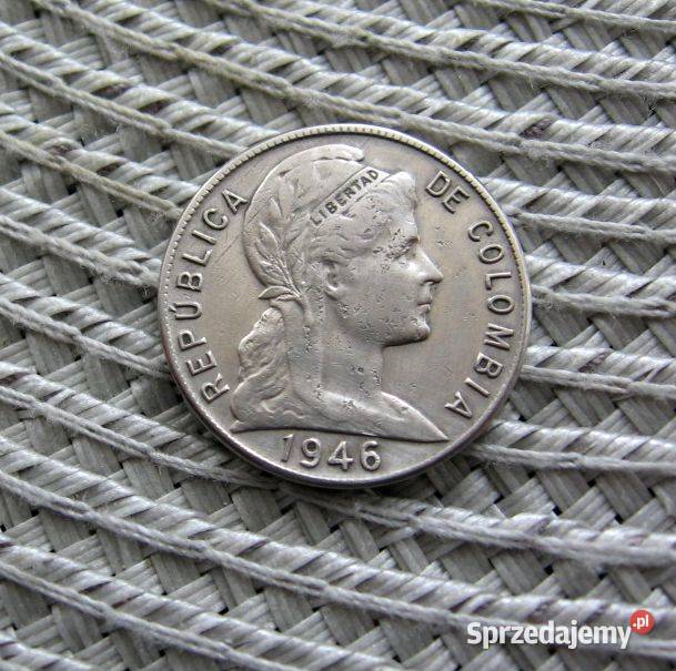 Kolumbia V Centavos 1946r Miedzionikiel Numizmatyka Kalisz