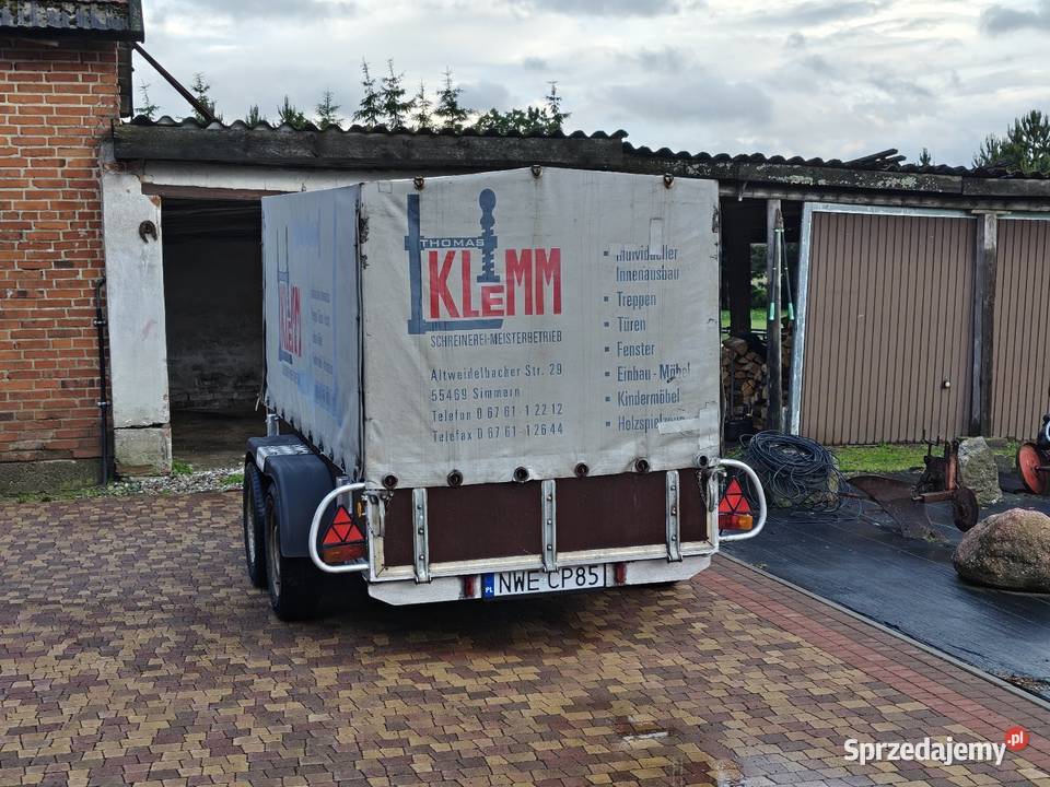 Przyczepa niemiecka BENDER 2000DMC warmińsko-mazurskie Węgorzewo