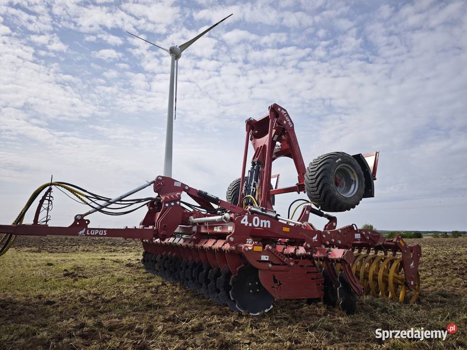 Brona talerzowa 4m hydraulicznie składana Kwidzyn
