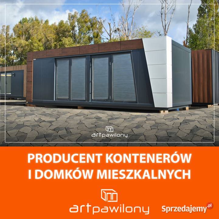 Pawilon biurowy 3x8 Kontener Usługowy Handlowy Pozostałe Białystok
