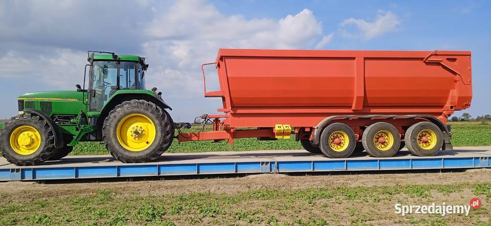 przyczepa tandem wywrotka skorupa 18 ton Białoskóry