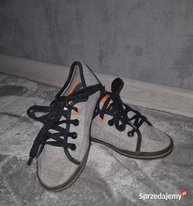 Buty trampki popielate 29 guma Łódź