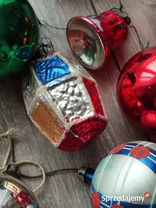 bombki szklane stare prl kolekcjonerów 39 sztuk Poznań