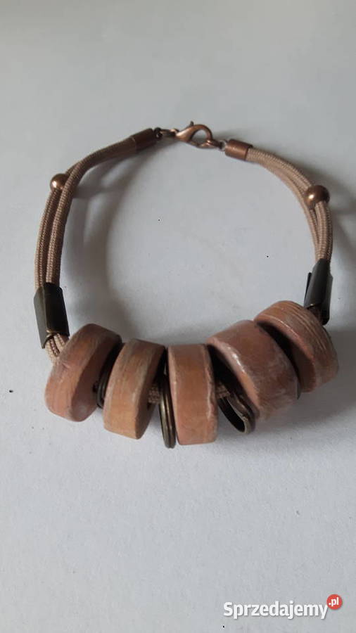 Bransoletka ceramiczna ręcznie wykonana Otwock