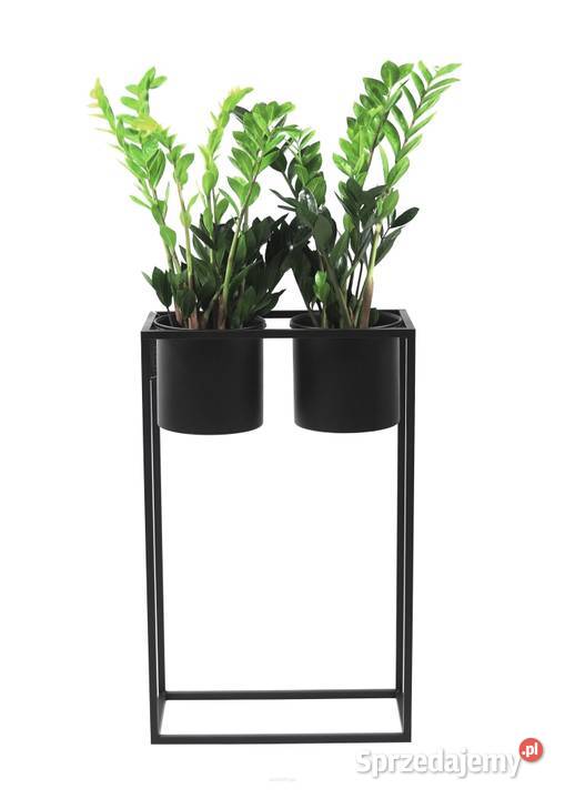 Kwietnik Metalowy Stojak z donicami 80x50 LOFT