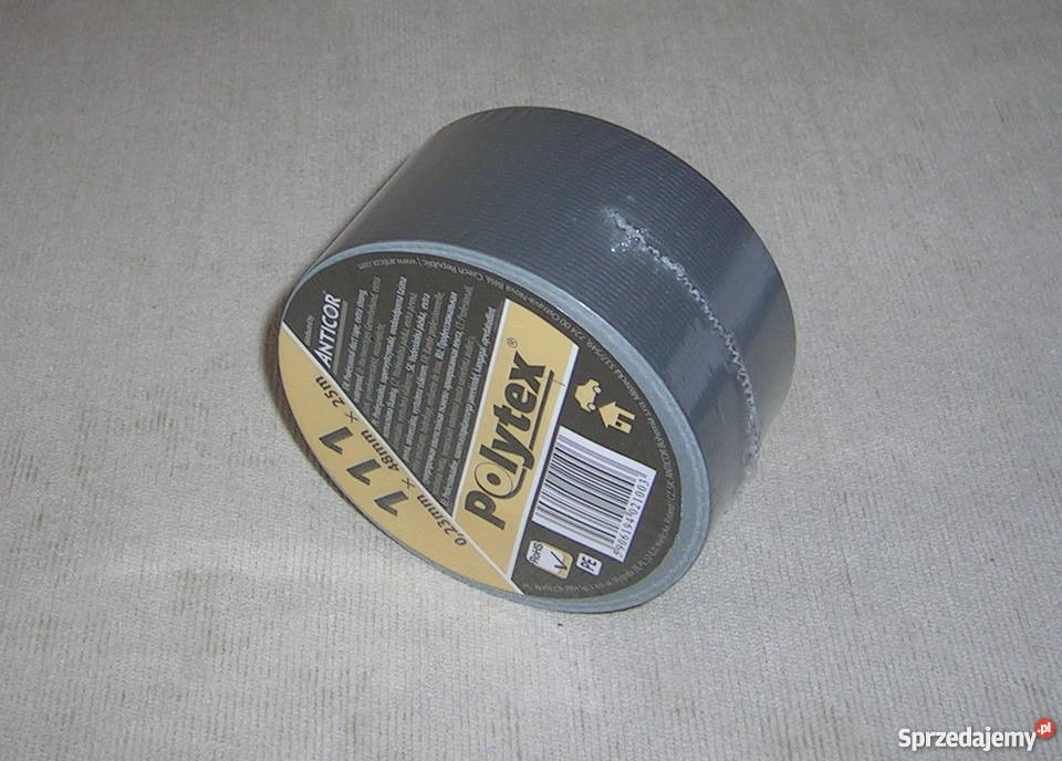 Taśma klejąca wodoodporna 48mm 25m srebrna mocna Wyszków