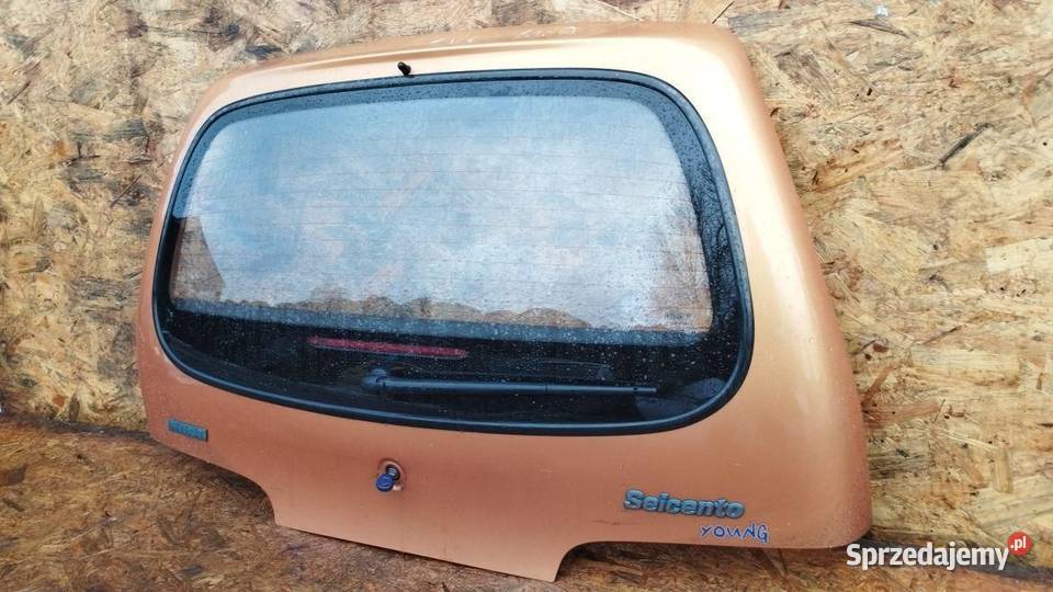 TYLNA KLAPA BAGAŻNIKA TYŁ SZYBA FIAT SEICENTO Rudziniec