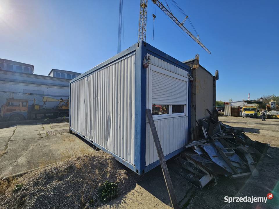 Kontener socjalny sanitarny stróżówka magazynowy wielkopolskie sprzedam