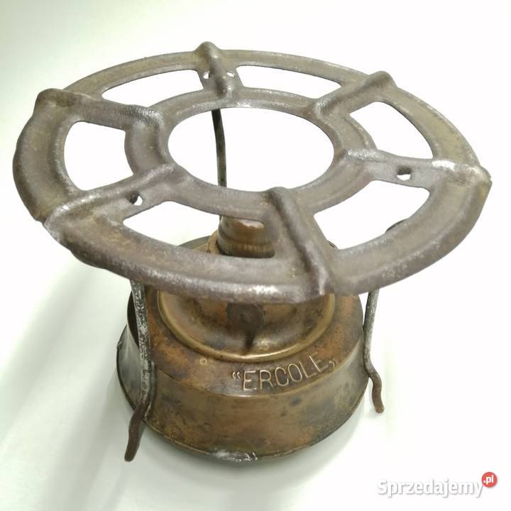 Zabytkowa kuchenka na naftę mosiężna Kraków