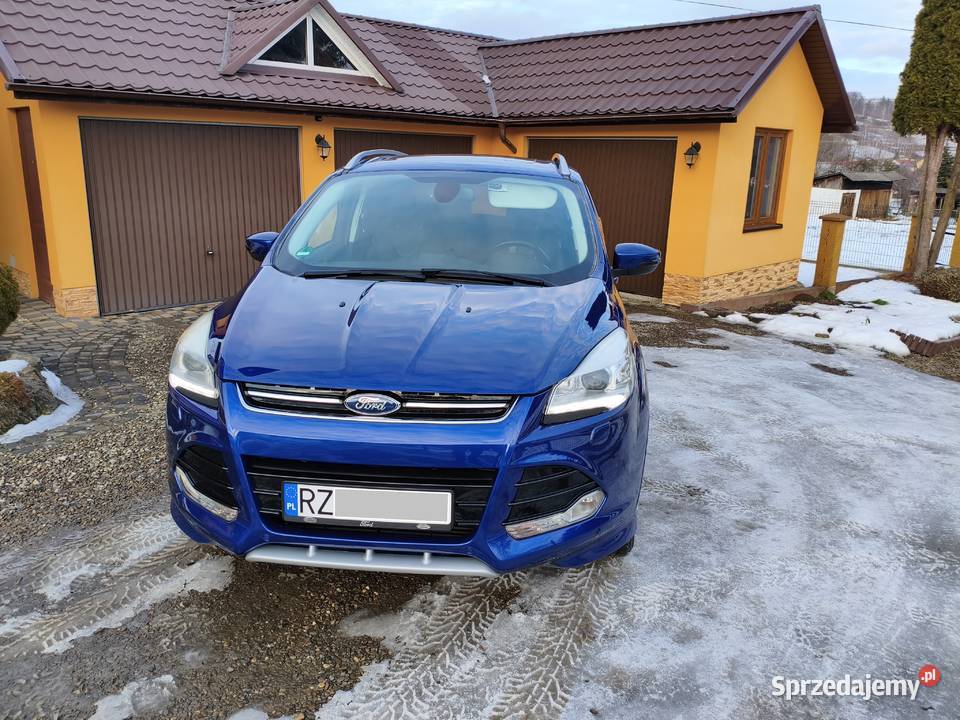 Ford Kuga 20 TDCI 163 automat 4x4 hak ksenon led niebieski Kuga Nozdrzec