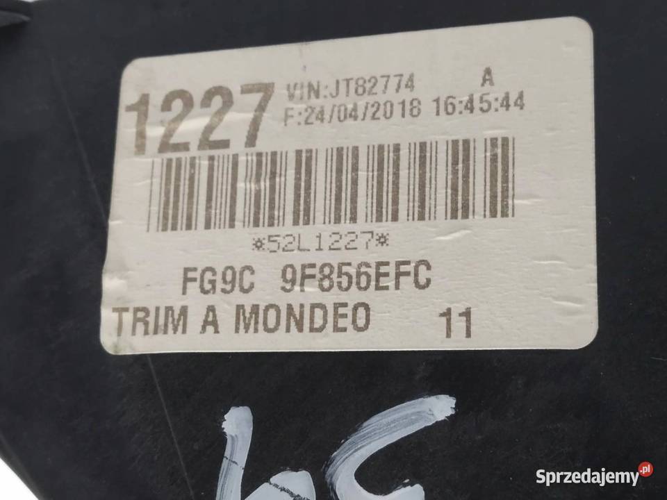 PEDAŁ HAMULCA 9F856EFC Ford Mondeo Mk5 2014