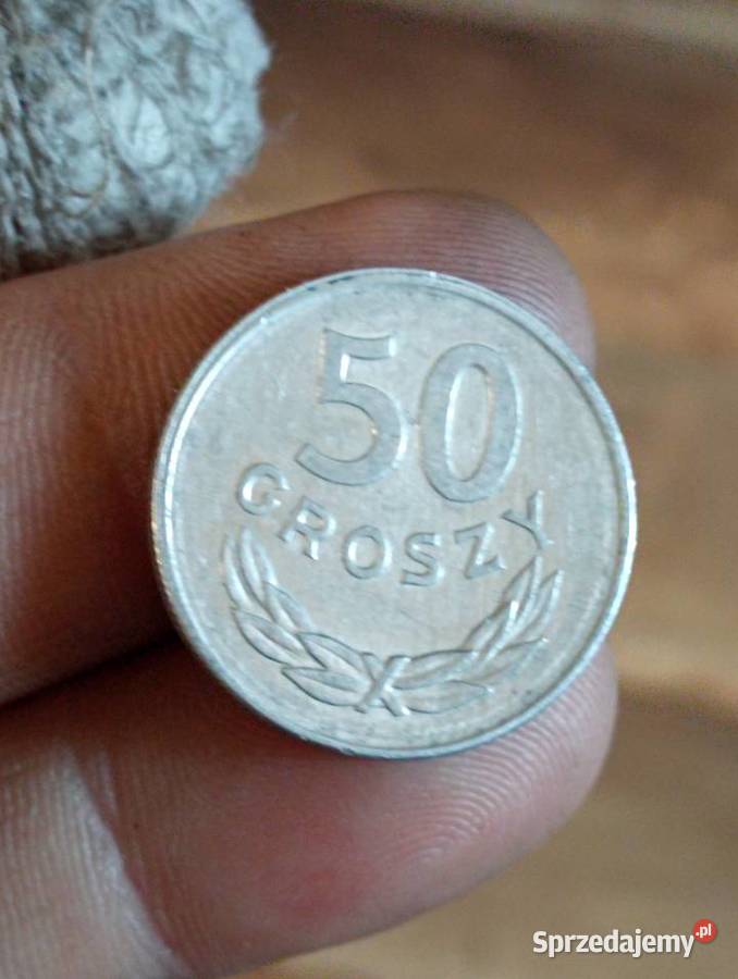 Sprzedam 50 gr 1986 r nierowne ranty Numizmatyka Chełm