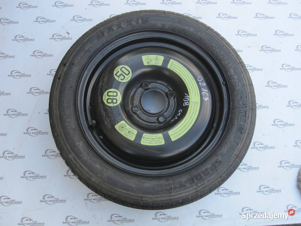 PEUGEOT 207 CITROEN C3 koło dojazdowe 1258015 Koła dojazdowe Kielce