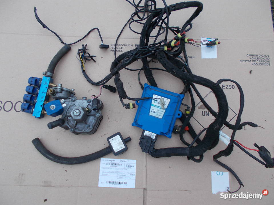 instalacja gazowa sekwencja LPG ZENIT BLUE BOX osobowe Elementy instalacji LPG