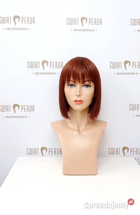Peruka syntetyczna bob z grzywką termoodporna sprzedam