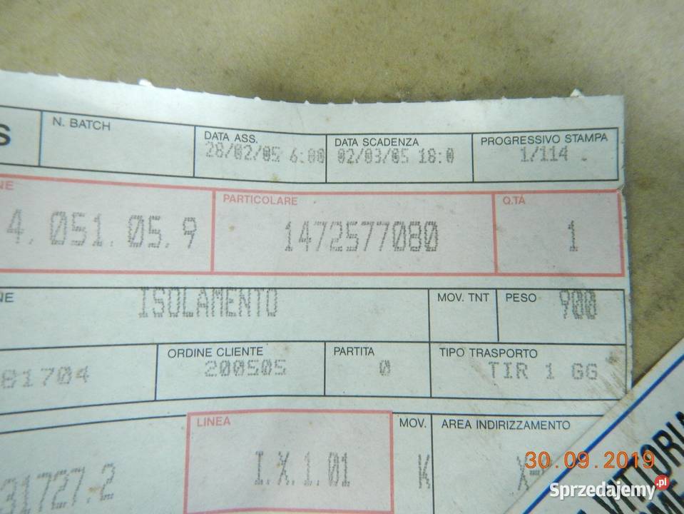 WYGŁUSZENIE MASKI LANCIA Z 9402 1472577080 ASO sprzedam