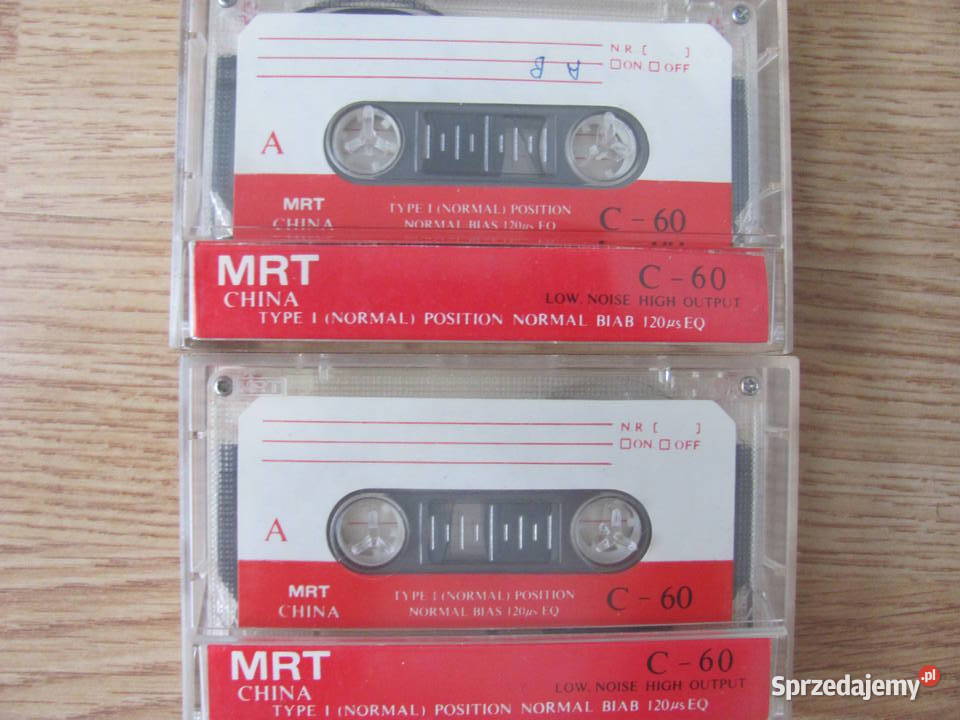 Kasety magnetofonowe MRT C60 kaseta pomorskie Pruszcz Gdański