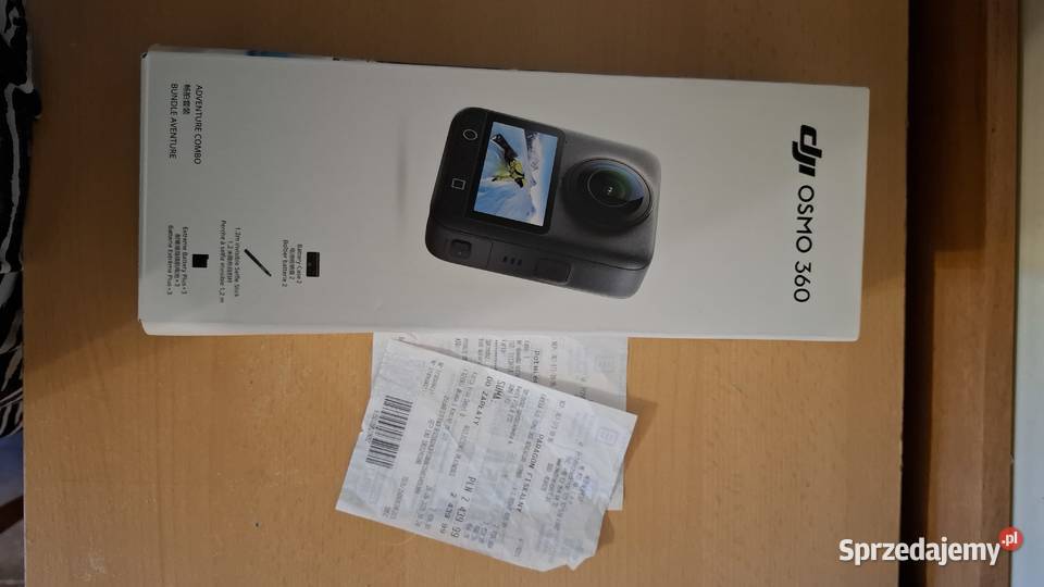 DJI Osmo 360 Adventure Combo 8K Nowa 3 baterie Łódź