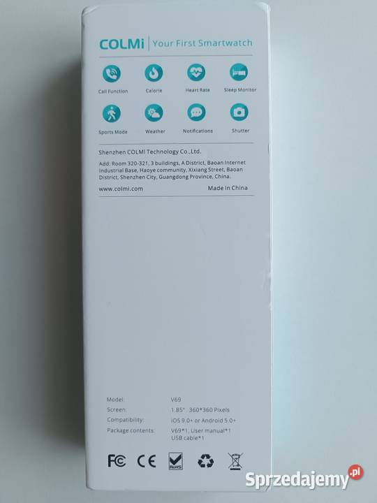 Smartwatch Colmi V69 18 cala Ultra Hd menu małopolskie Chrzanów